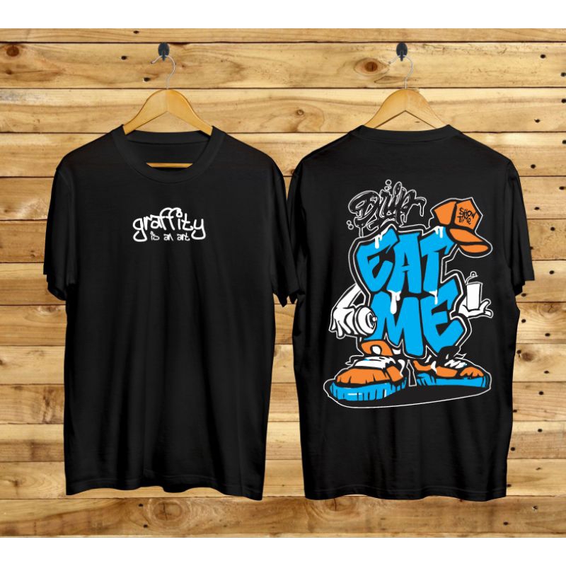 DISICO PROJECT (COD) EATME GRAFITY / BAJU TSHIRT / KAOS DISTRO / KAOS PRIA / ATASAN PRIA / KAOS KEKI