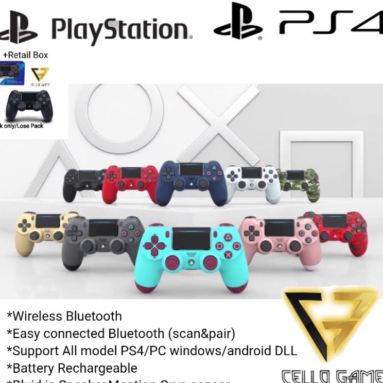 ky STIK WIRELESS PS4 PC LAPTOP ANDROID HP STICK BLUETOOTH GAME PAD CONTTROLER