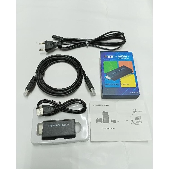 Best Terlaris VdF Converter Hdmi  Ps2 To HDMI  Kabel Ps2 Paket Converter PS HDMI  Kabel Power Ps2  K