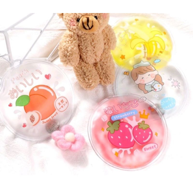 Gel Penghangat Tangan Kompres  Karakter Lucu Warm Pad Gel