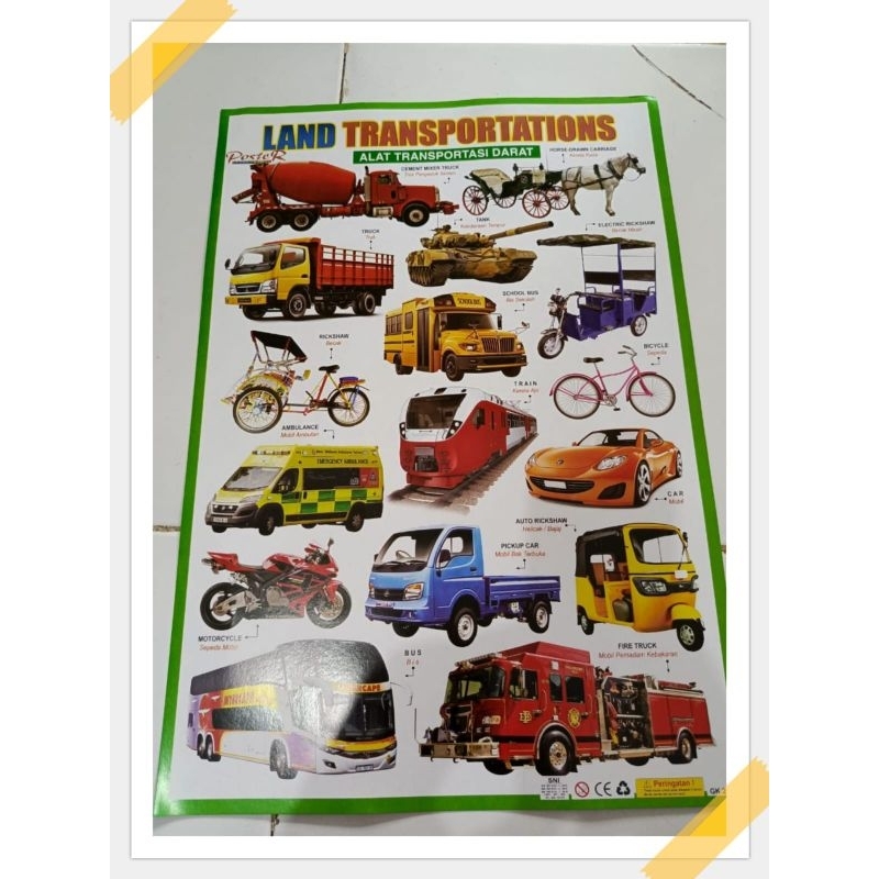 Poster Transportasi Darat