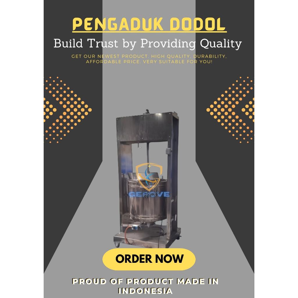 Mesin Memasak Dodol - Mesin Pengaduk Dodol