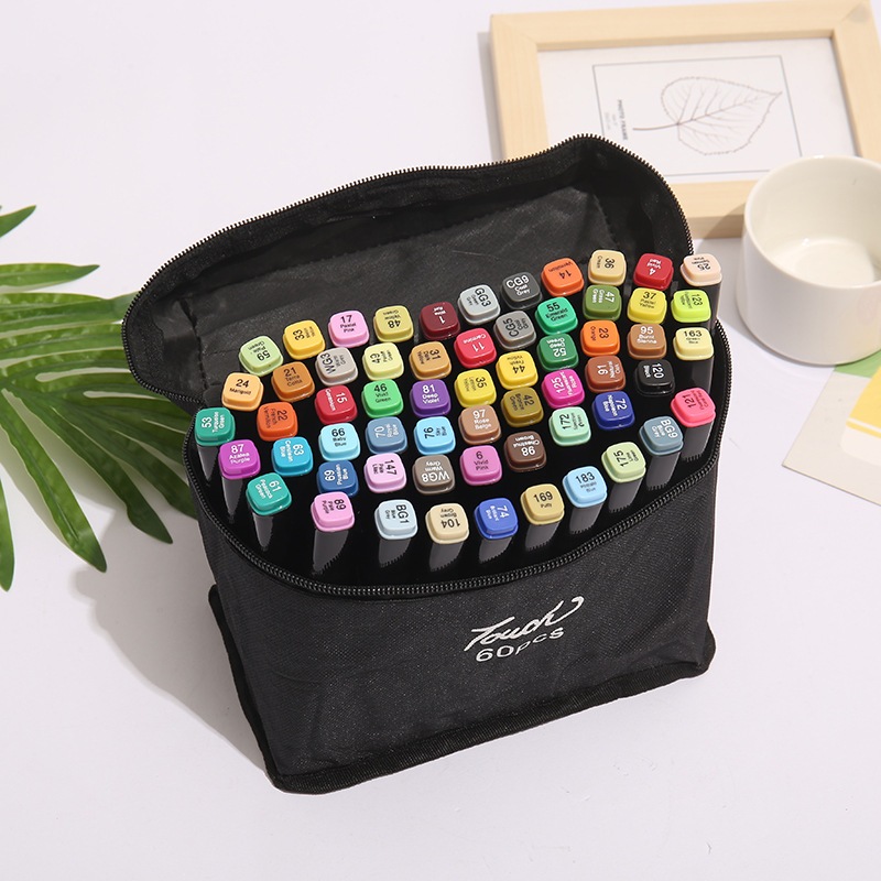 

D3W! CODTouchFive 204/168/120 Warna Sketsa Spidol Umum General Marker Set Animation Markers/ Twin