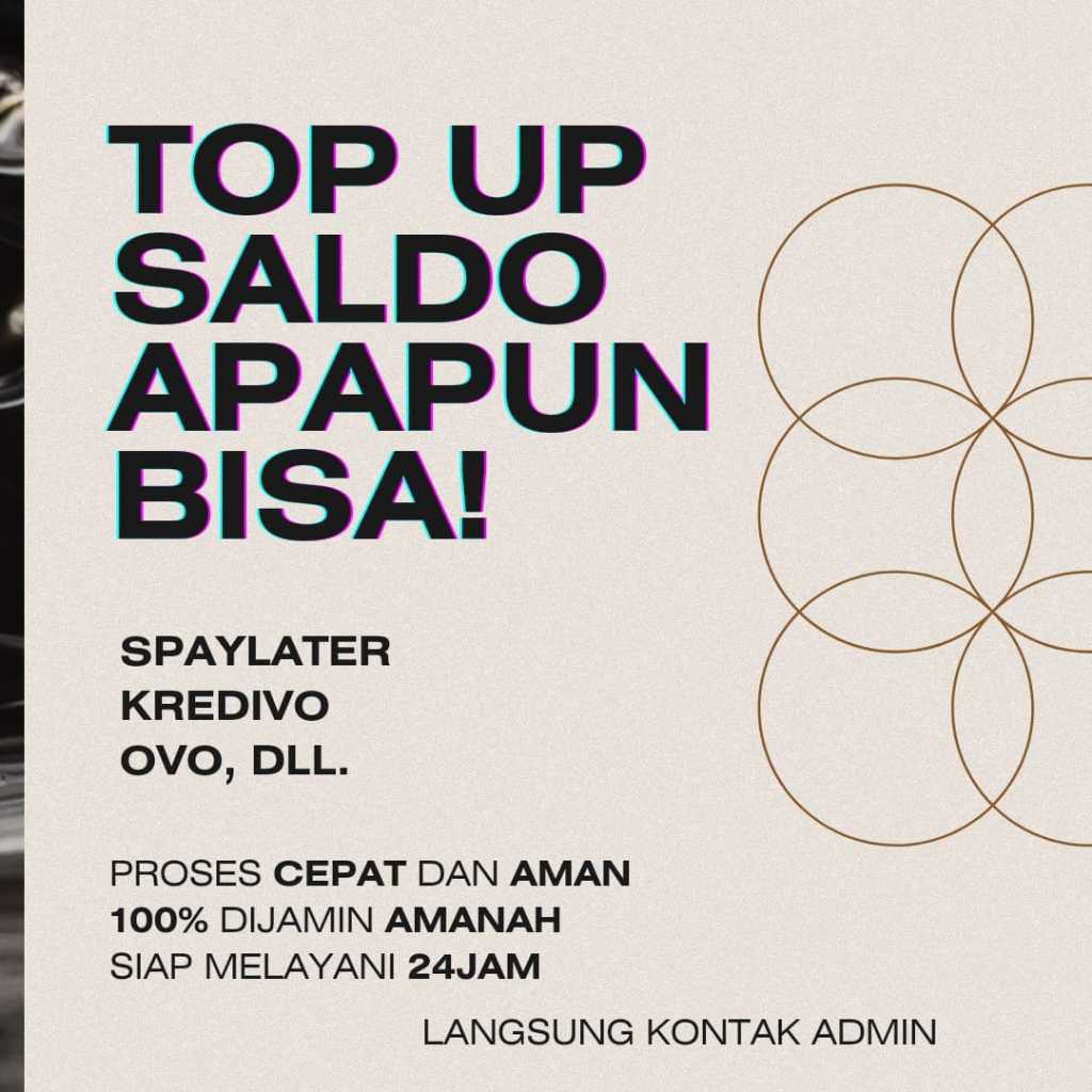 

sticker topup saldo walet 100% trusted