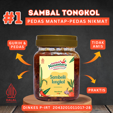 

Sambal Sambel Ikan Tongkol Asap Gurih Pedas Nikmat Halal Tanpa Pengawet 160 gram