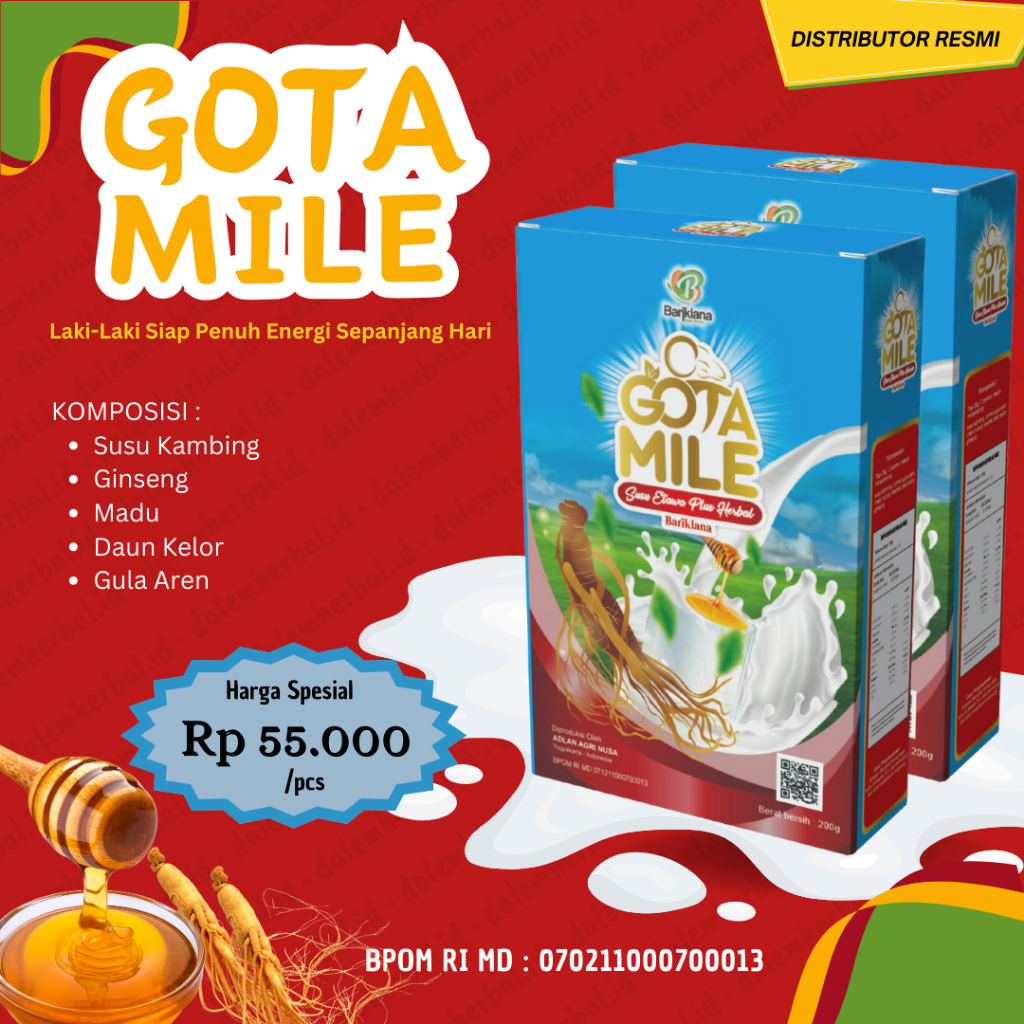 

GOTAMILE Susu Kambing Etawa plus Gingseng