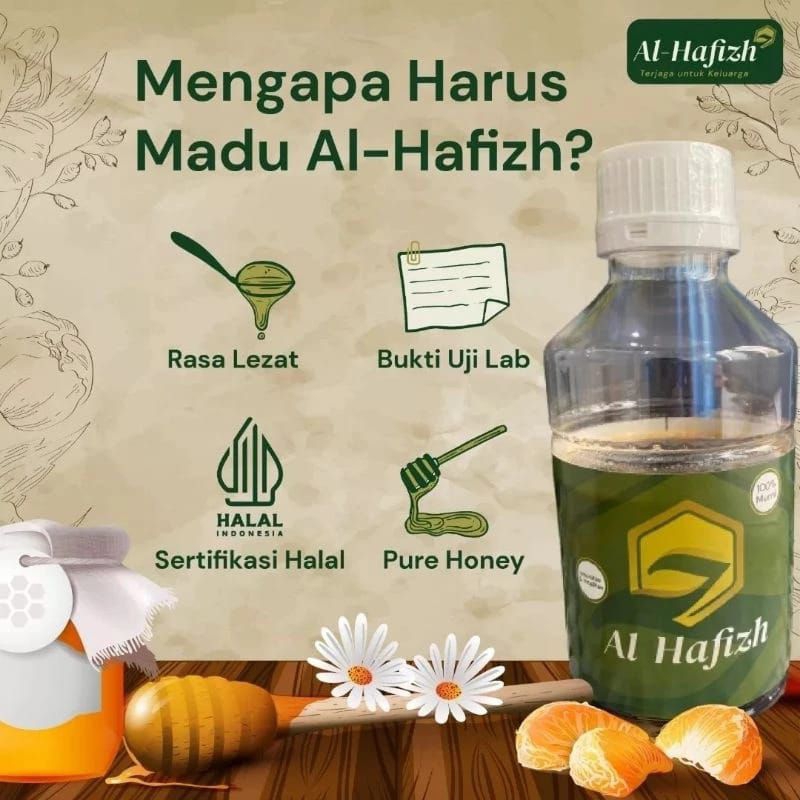 

Madu Hutan Asli Murni Al Hafizh | Madu Raw Honey | Madu Apis Dorsata | Madu Sialang | Madu Sumatera | Kemasan 500g Madu Aseli