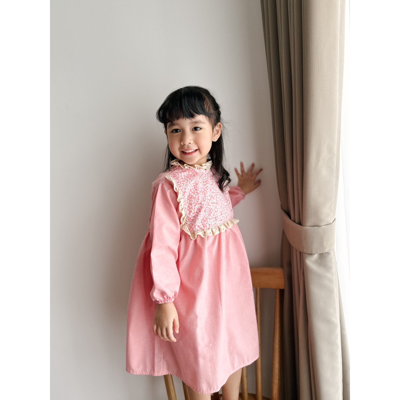 ARUNA MIDI DRESS | BAMBINOLA | BAJU ANAK PEREMPUAN | DRESS ANAK | MIDI DRESS | TUNIK ANAK | BAJU MUS