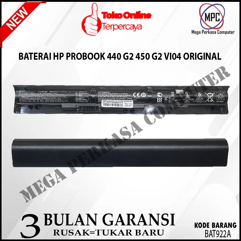 Baterai Laptop HP Pavilion 15 VI04 Original