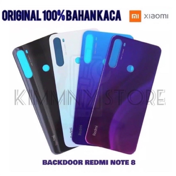BACKDOOR TUTUP BELAKANG XIAOMI REDMI NOTE 8 ORIGINAL t Kemasan Baru Baru