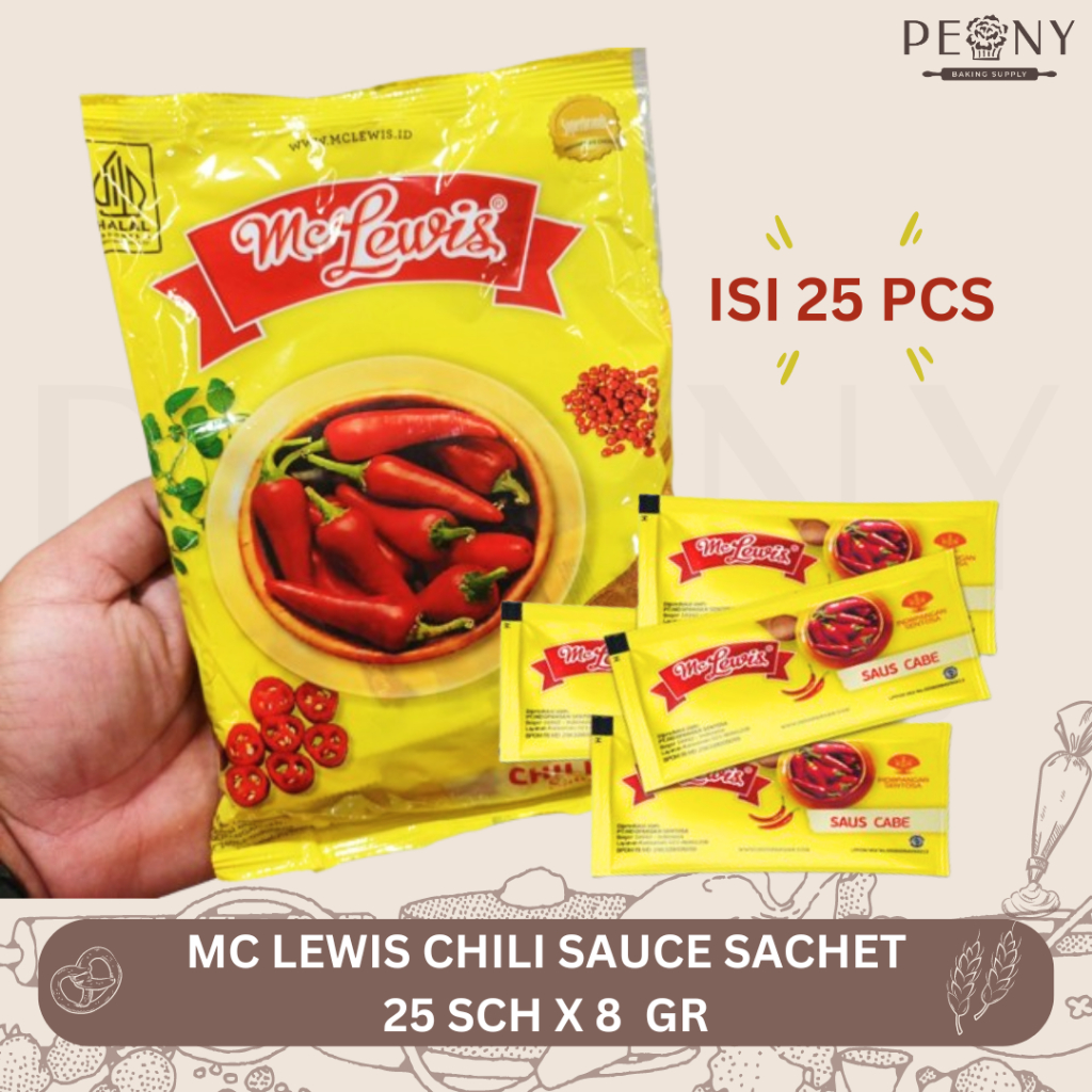 

MC LEWIS CHILI EXTRA HOT SACHET (ISI 25 SCH X 8 GR)