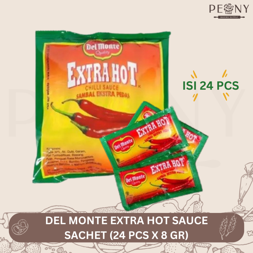 

DEL MONTE EXTRA HOT SACHET 8 GR