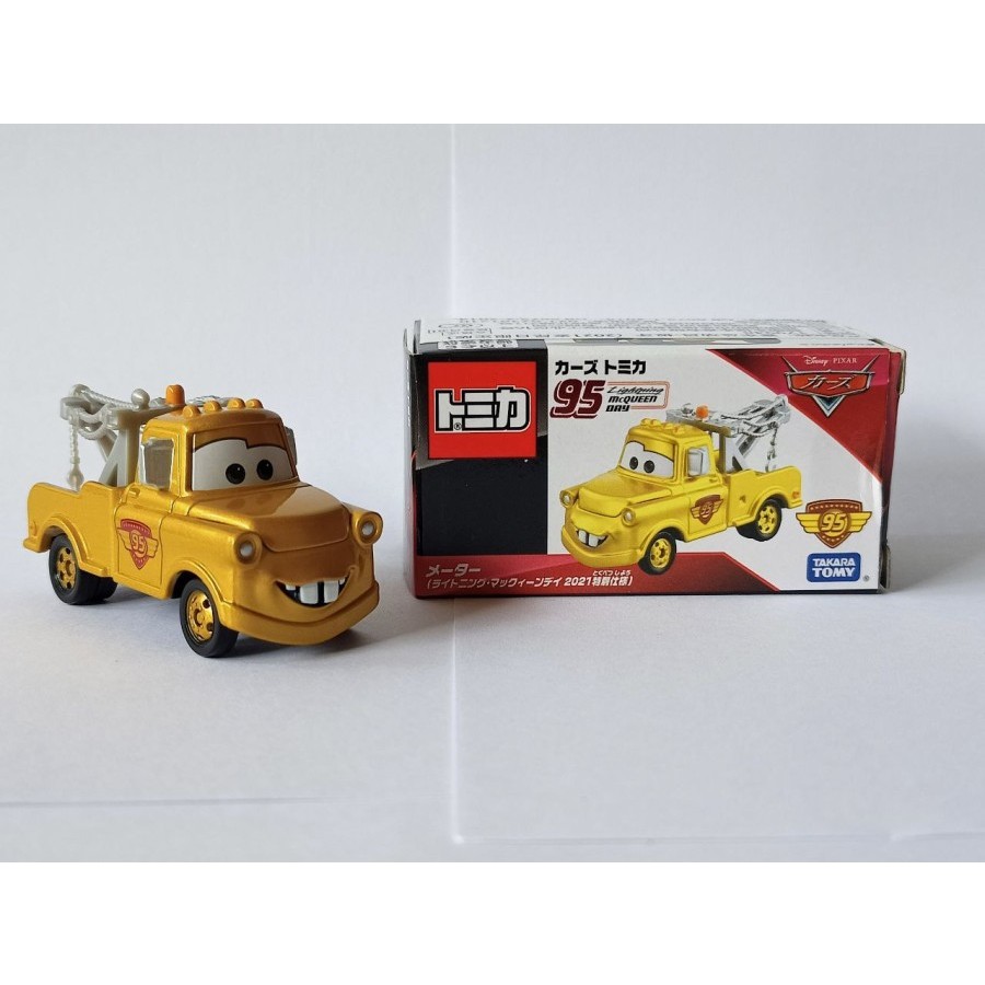 Tomica Cars 95 Mater McQueen Day Gold Disney Pixar Tomica Cars C-05 Sally Disney Pixar Diecast Takar