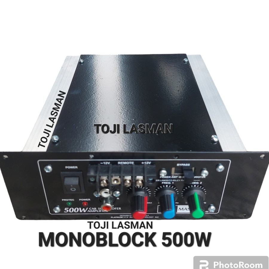power ampli amplifier mobil motor 12v 12 volt aki monoblock mono block