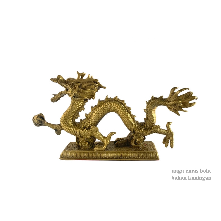 fengshui naga emas bahan tembaga