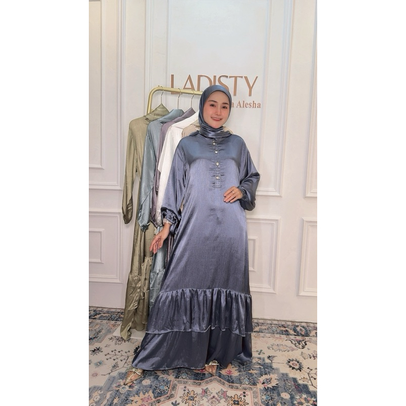 Dress Shimmer Silk Set Hijab LDS