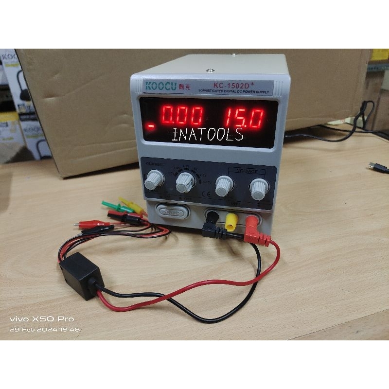 KOOCU KC 1502D+ DC POWER SUPLY 15V 2A RF POWER SUPPLY DIGITAL ORIGINAL