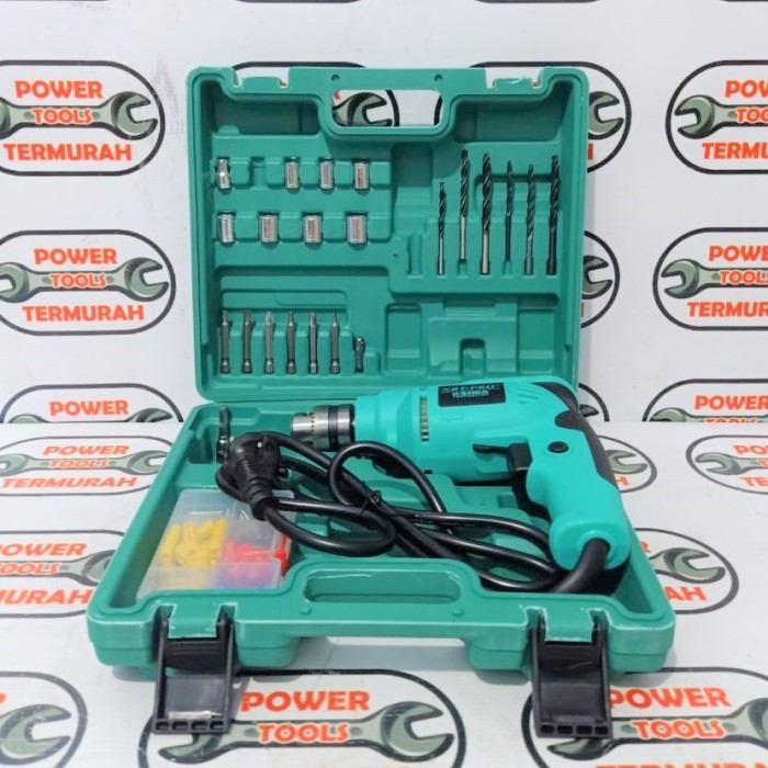 

Bor Besi 10mm Set NRT PRO 450HD Kayu 450 HD 10 mm 2 Arah Listrik