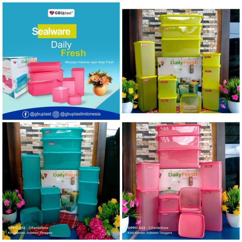 Toples Set Daily Fresh Food Storage 11 Pcs GBU Plast