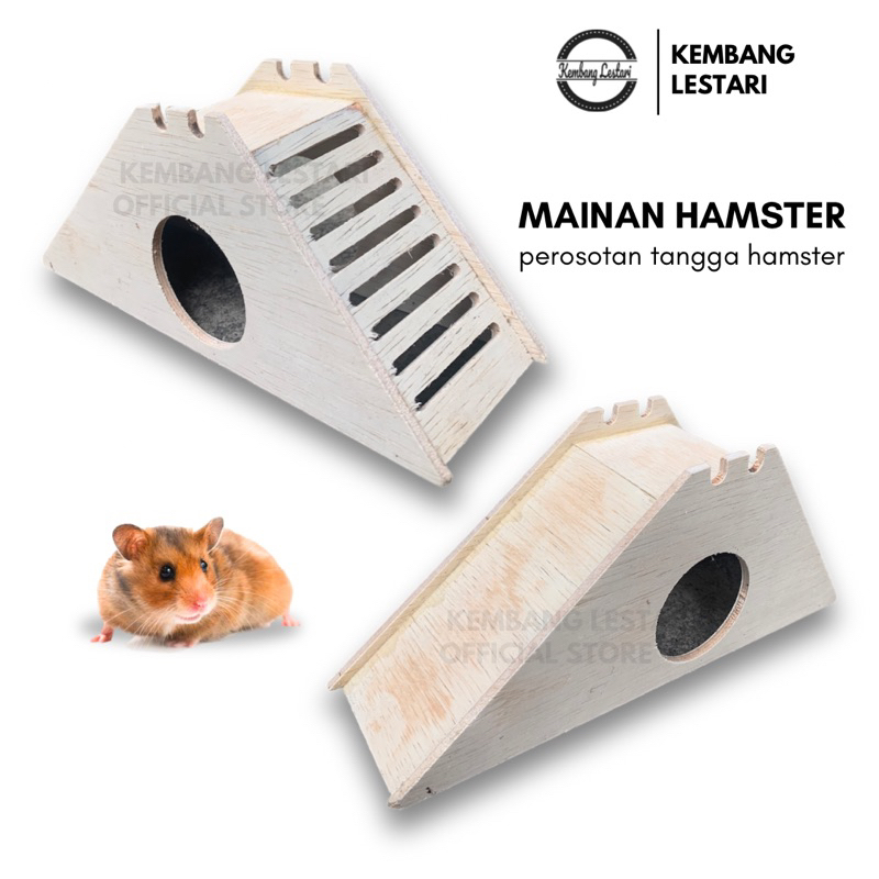 Mainan perosotan hamster terowongan tangga hamster mini