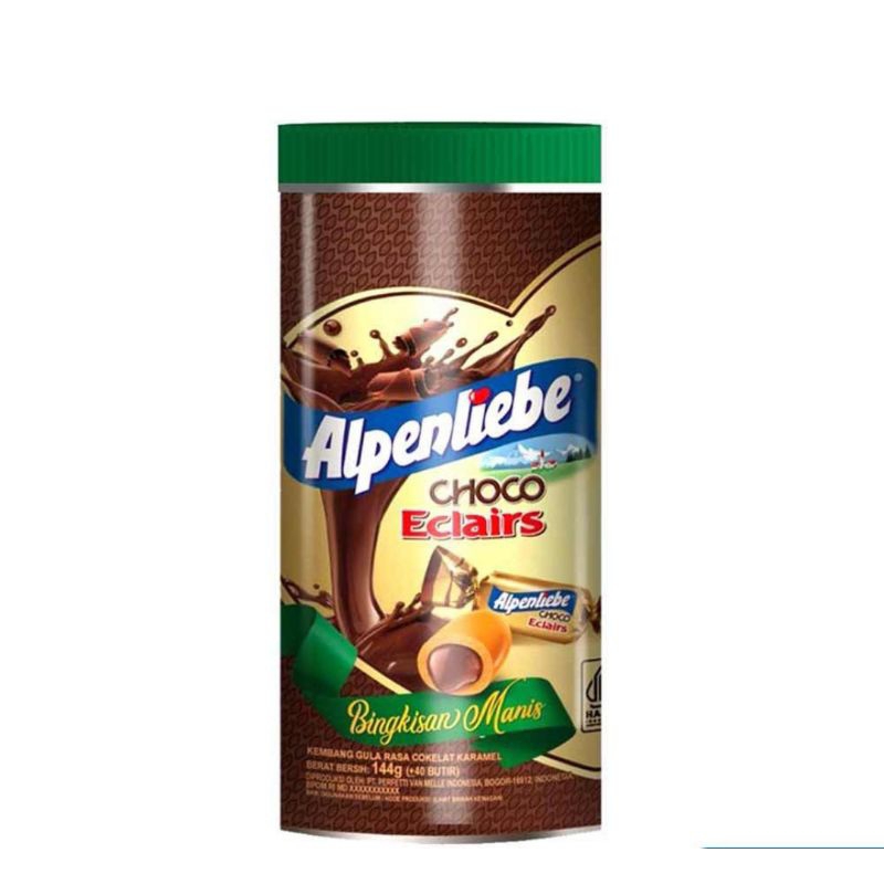 

Alpenliebe Choco Eclairs Permen Kaleng 144 g