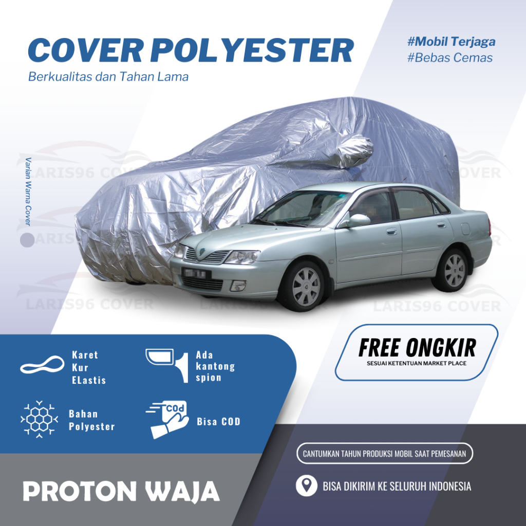 Body Cover Proton Waja Sarung Selimut Mantel Mobil Proton Waja