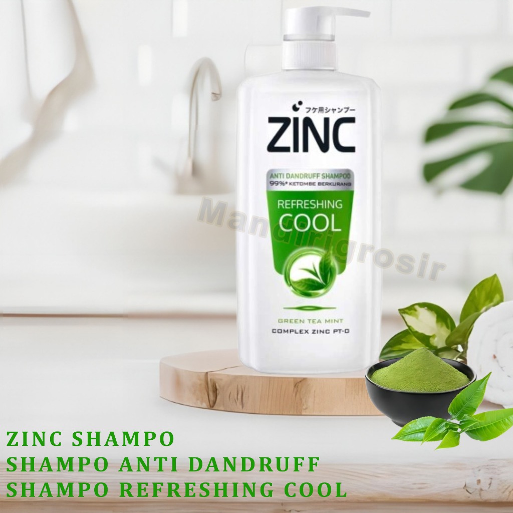 Shampo Anti Dandruff * Zinc Shampo * Shampo Refreshing Cool * 450ml