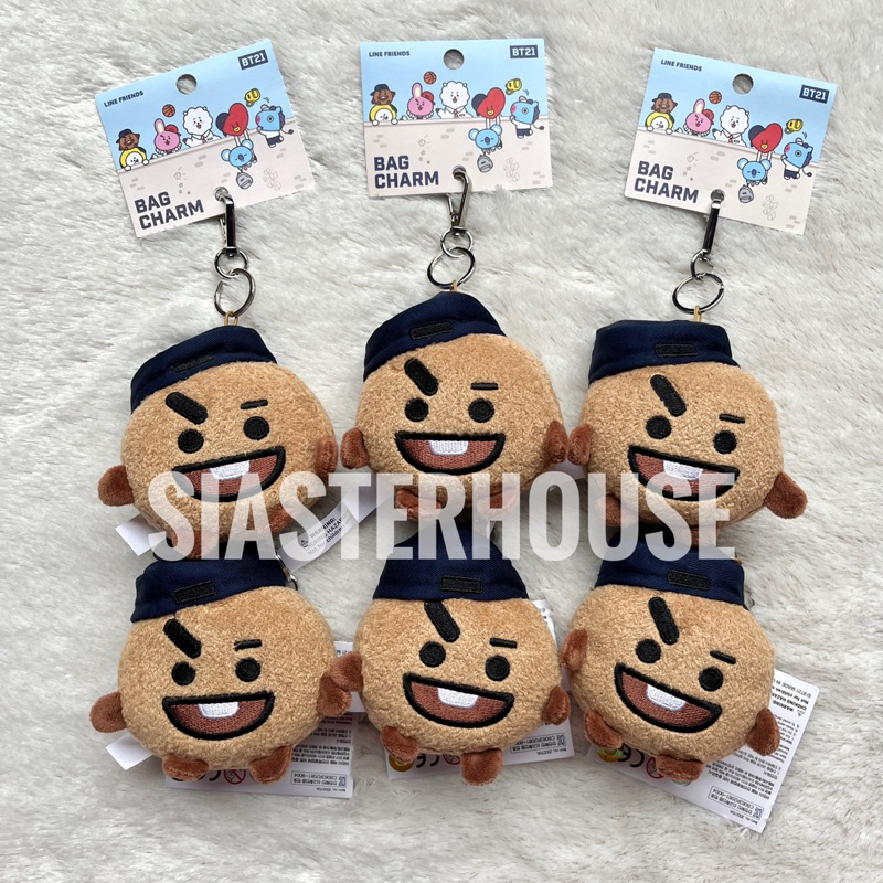 [Ready] BT21 After School Bag Charm Shooky Peci Official