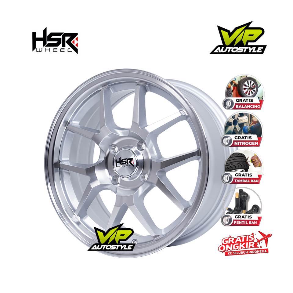 Velg mobil Ring 16 HSR Hyura Racing Vios, Yaris, Calya, sigra, Honda Freed, Brio satya