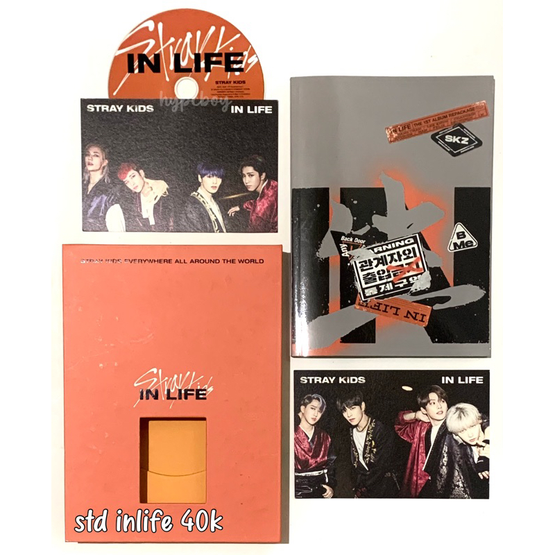 album only inlife inseng stray kids skz standar std versi ver unsealed