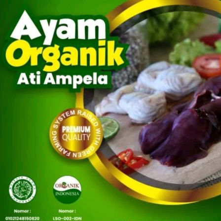 

Ati Ampela Ayam Organik (500gr)/Ayam Organik Berkah Chicken