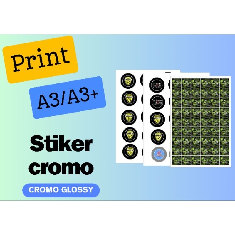 

Stiker / STICKER Cromo A3+
