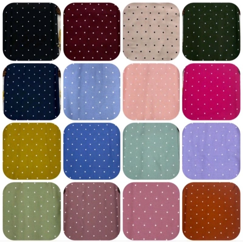 KAIN RAYON MOTIF POLKADOT