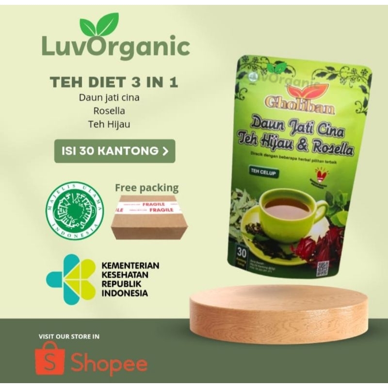 

GHOLIBAN TEH/TEH PELUNTUR LEMAK/TEH DIET DETOX/SLIMMING TEA GHOLIBAN