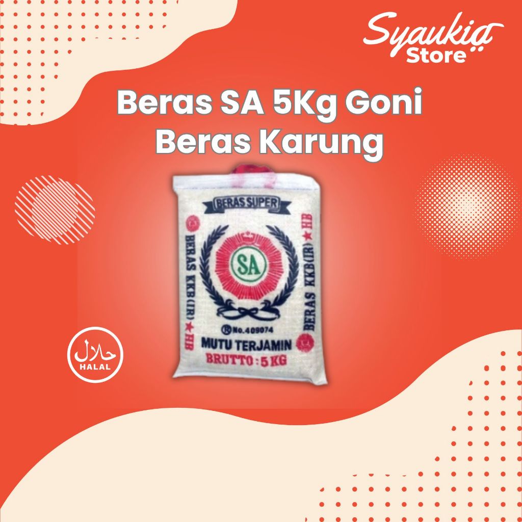 

Beras SA 5Kg Goni Beras Karung