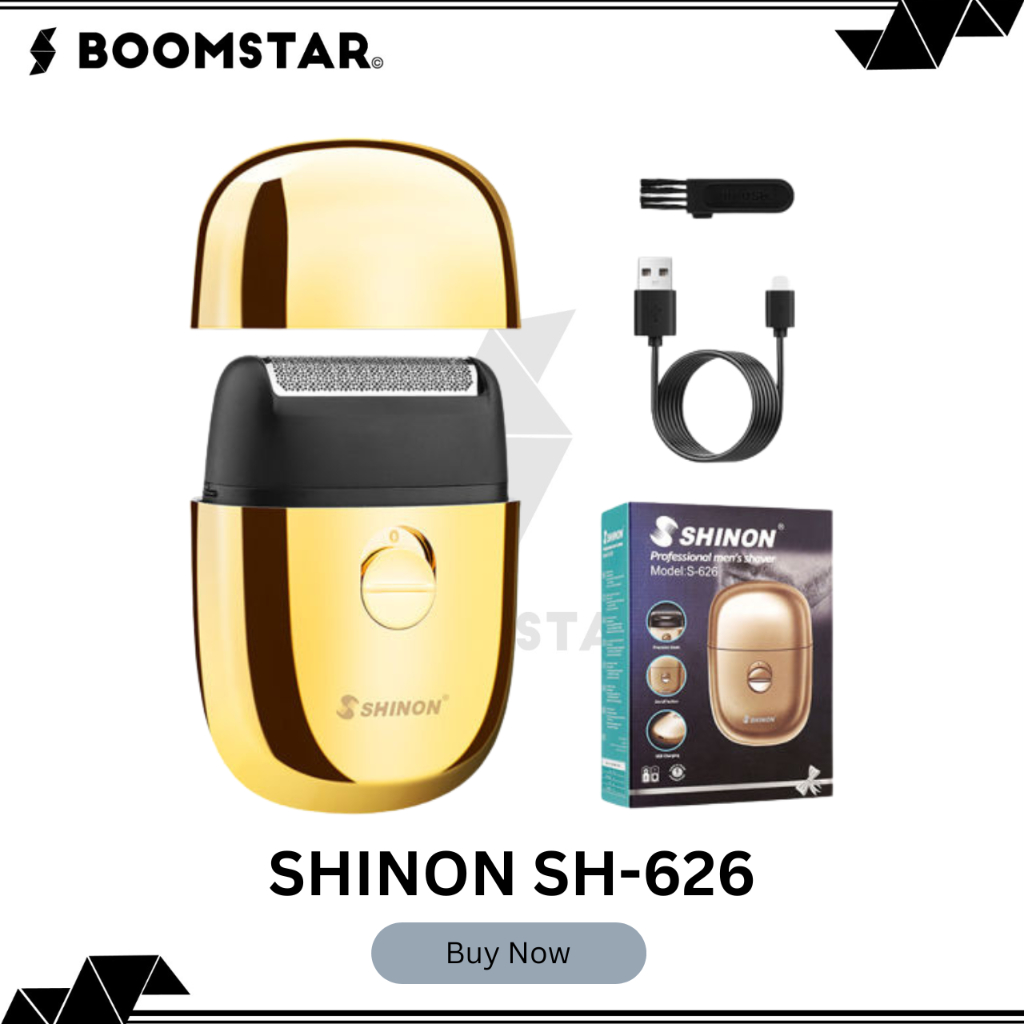 SHINON SH-626 Alat Cukur Kumis Jenggot Botak Mini Elektrik Trimmer