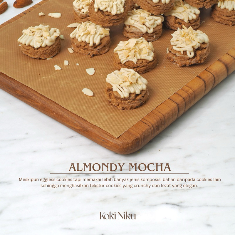 

Almondy Mocha Cookies