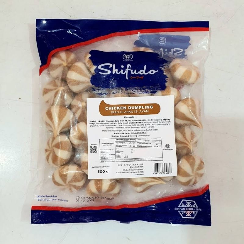 

SHIFUDO CHICKEN DUMPLING 500gr