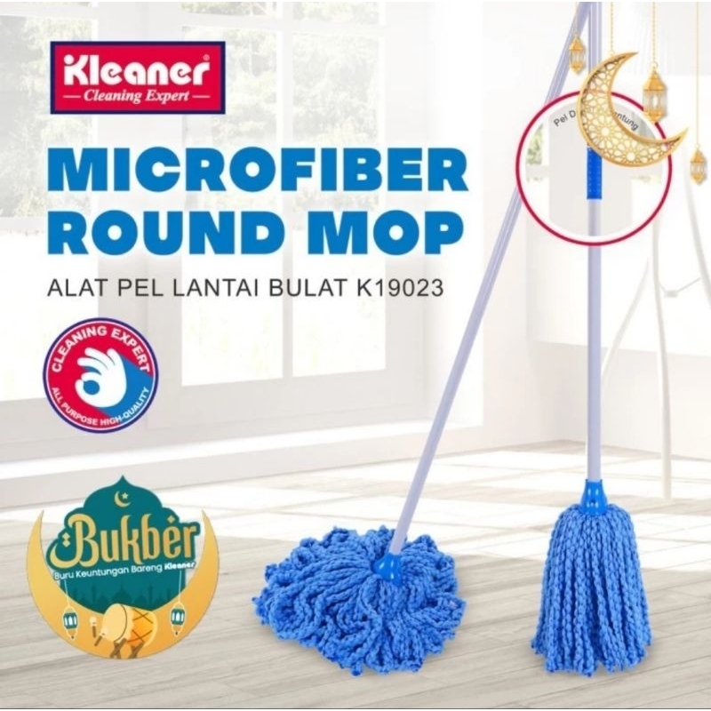 KLEANER PEL SUMBU BULAT MICROFIBER