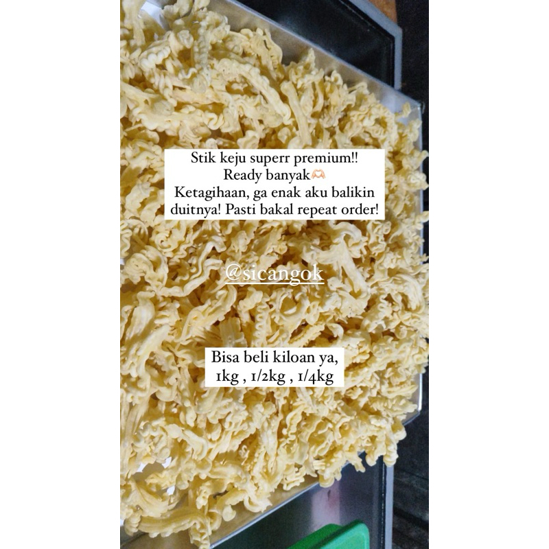 

STIK KEJU SUPER PREMIUM @SICANGOK 1/4kg