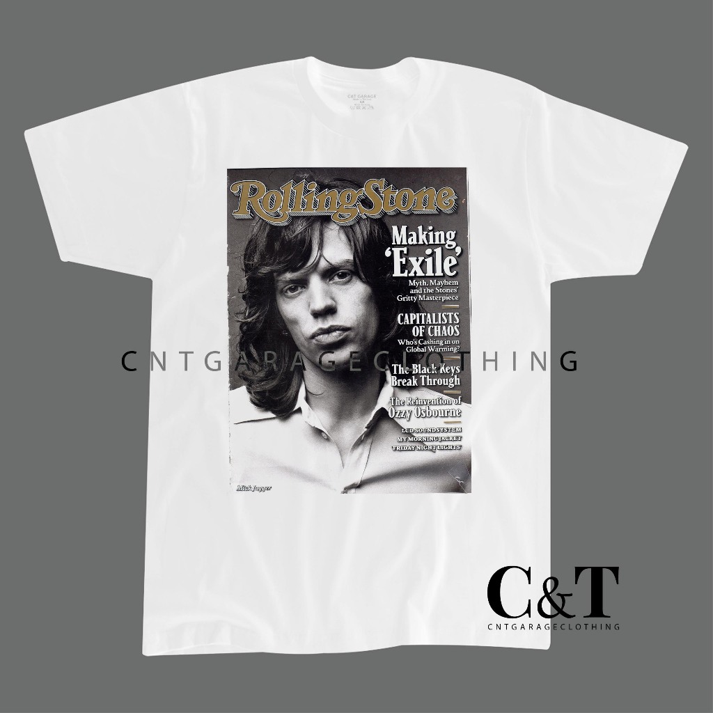 CNTGARAGECLOTHING | MICK JAGGER TSHIRT | RS 040 | KAOS SHIRT SHIRTS TSHIRTS BAND VINTAGE