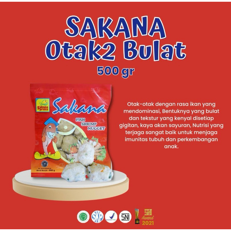 

Sakana Otak Otak Ikan Bulat 500gr