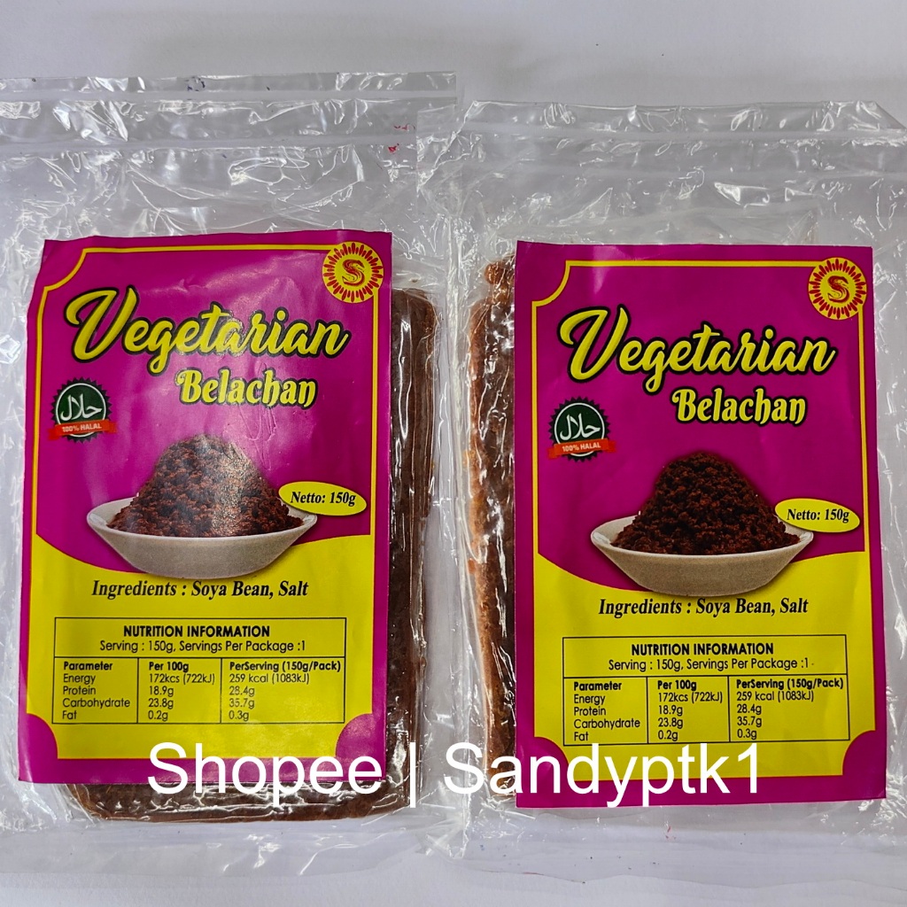 

Sambal Sambel Vege Terasi Belacan Udang Vegan Vegetarian Halal