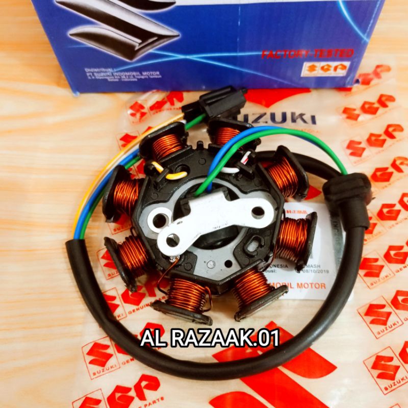 Spul spull Stater Assy Suzuki Smash 110 Smash New Ori