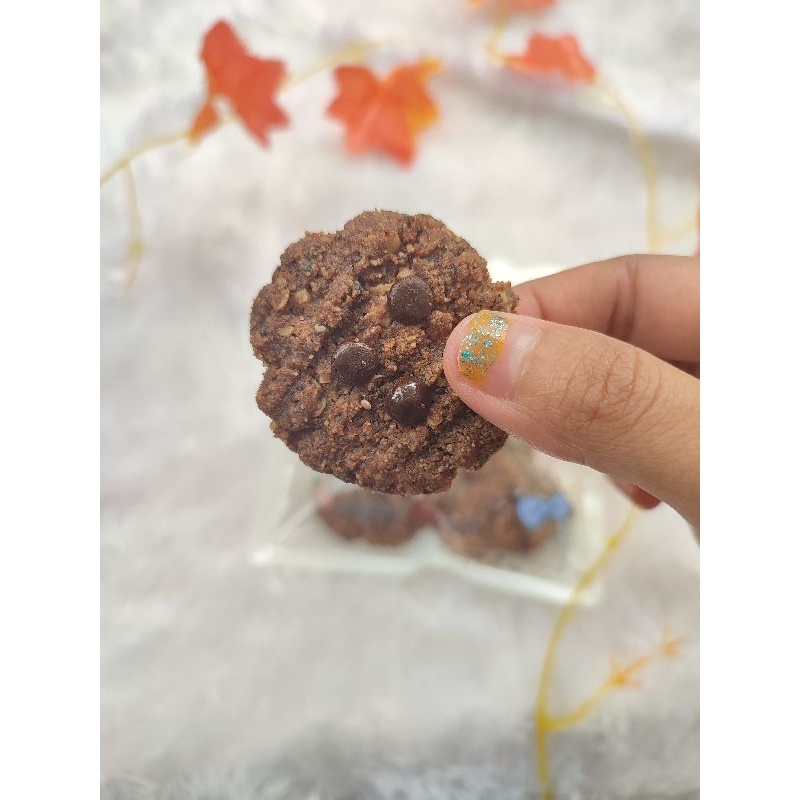 

Choco Oat Almond Cookies