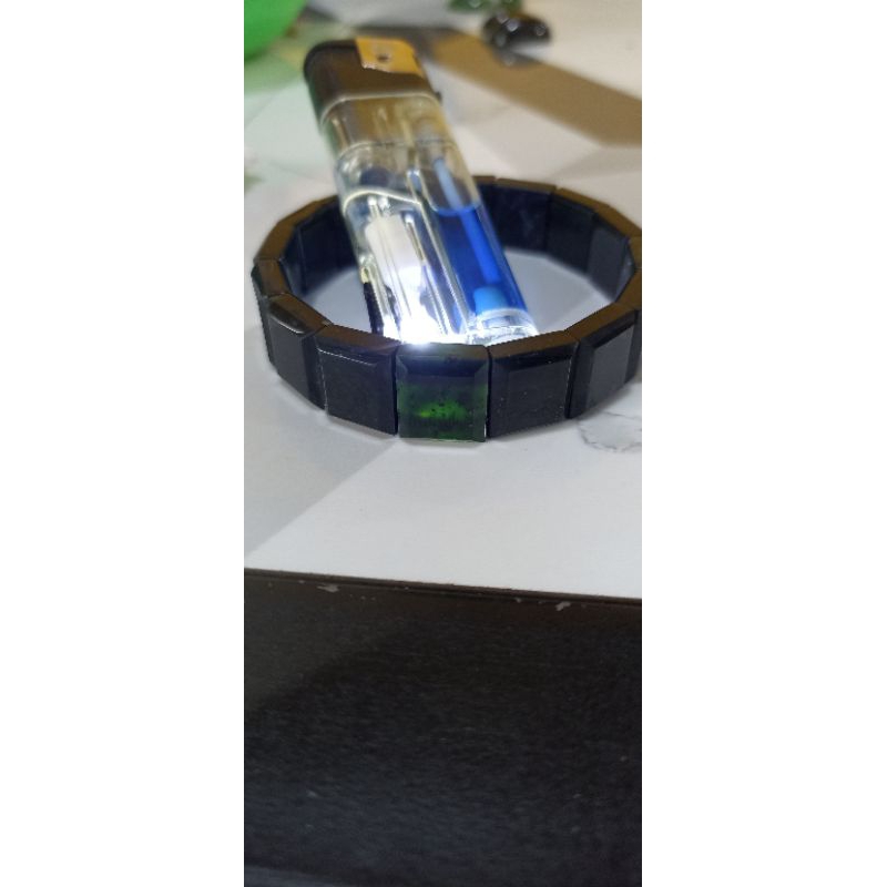 gelang  giok black jade aceh