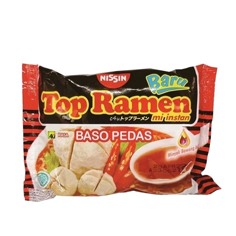 

Nissin Top Ramen Rasa Baso Pedas 56gr
