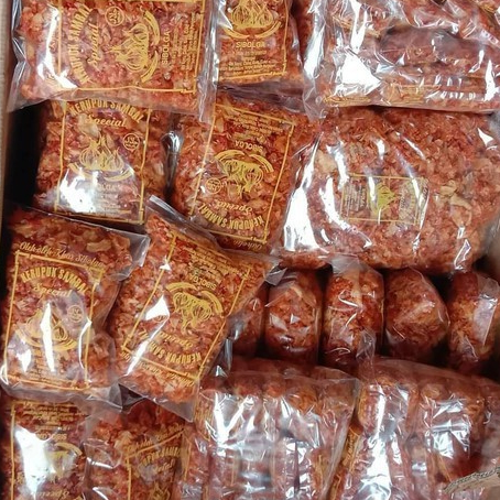 

1 Pack Isi 15 Kerupuk Sambal Sibolga Cap Bawang Per Pak Keripik Singkong Ole-ole Khas Medan