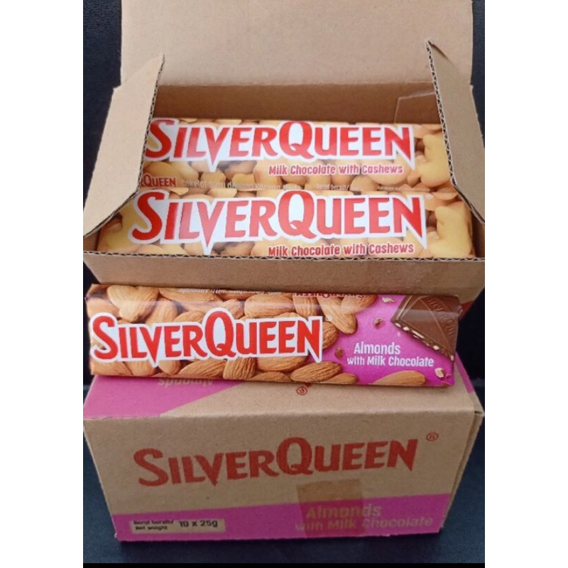 

silverqueen 1 box isi 10x25g