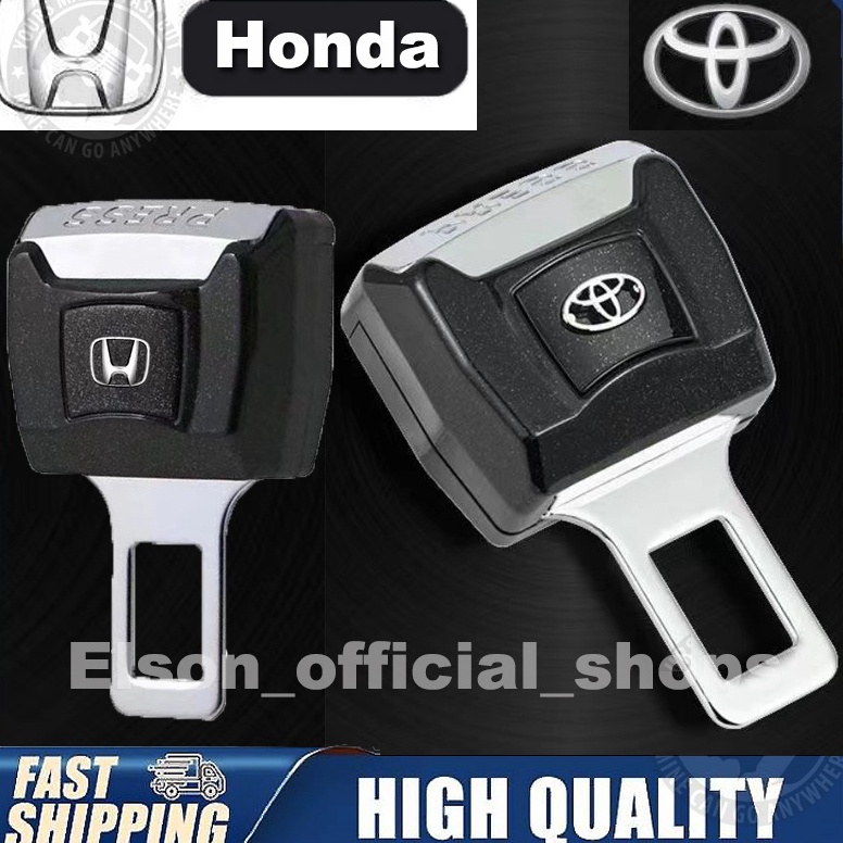 Toyota Honda Colokan Safety Seat Belt Adaptor Gesper Ekstensi Sabuk PengamanBuzzer Alarm Universal Stopper Mobil ART T1Y7